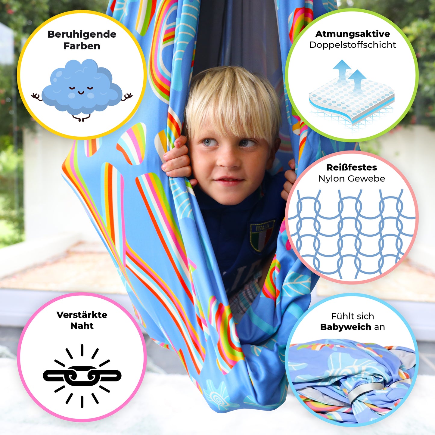 Therapieschaukel / Schaukeltuch: Special Edition (BE KIND)