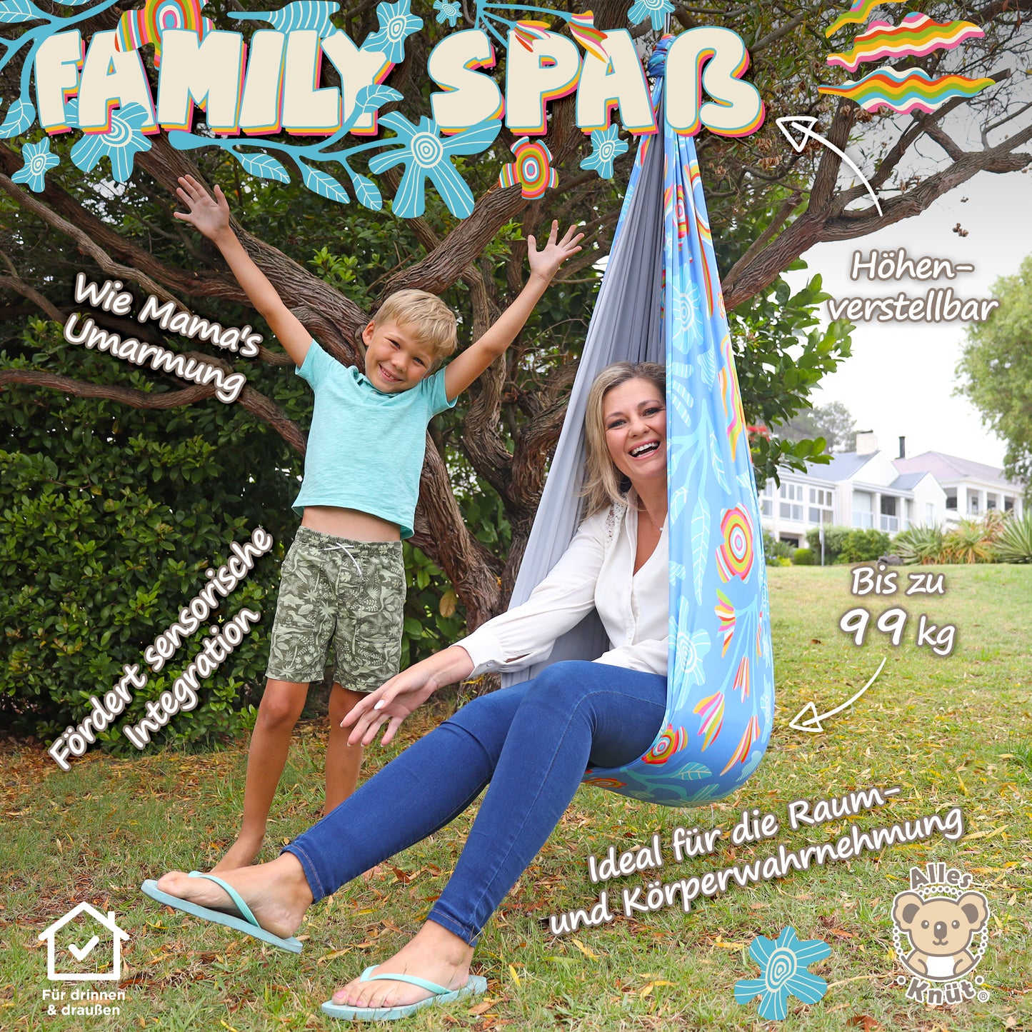Therapieschaukel / Schaukeltuch: Special Edition (BE KIND)
